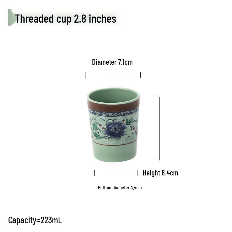 Jingyu Mei Melamine Blue Floral Tableware