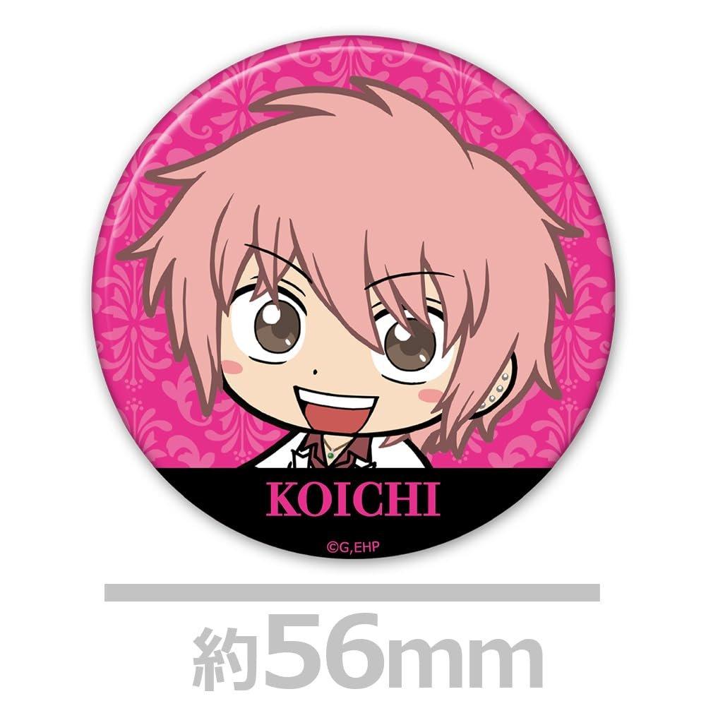 Azumaker Everyday Host CLUB ONE Tsuitekku Tin Badge 4-Piece Set, 56mm Anime Pinback Buttons