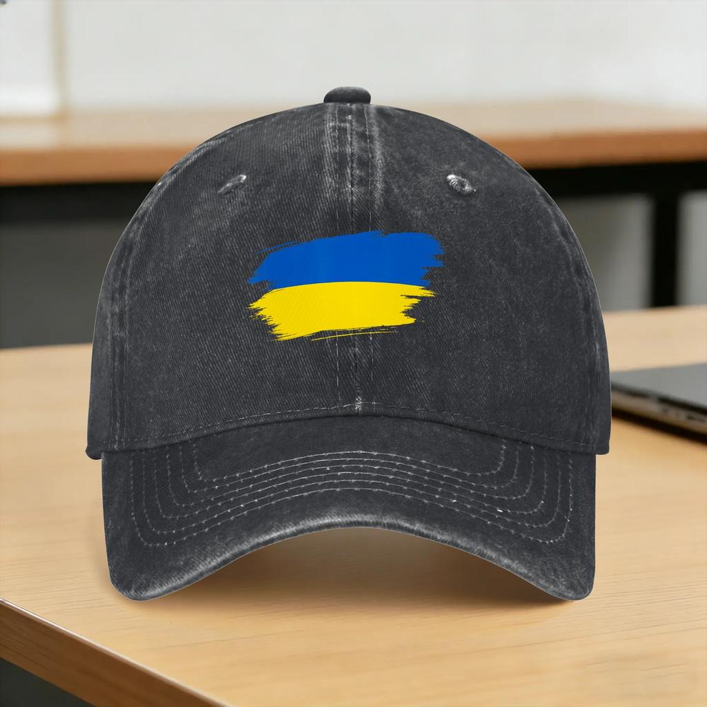 Ukraine Ukrainian Flag Casual Baseball Cap Summer Trucker Hat Outdoor Sport Hip Hop Hats Unisex Adult Yk Retro Baseball Caps