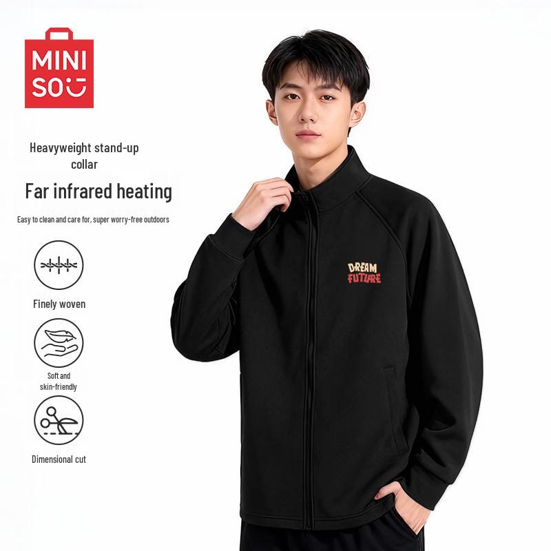 MINISO Мужская вязаная куртка со стойкой L