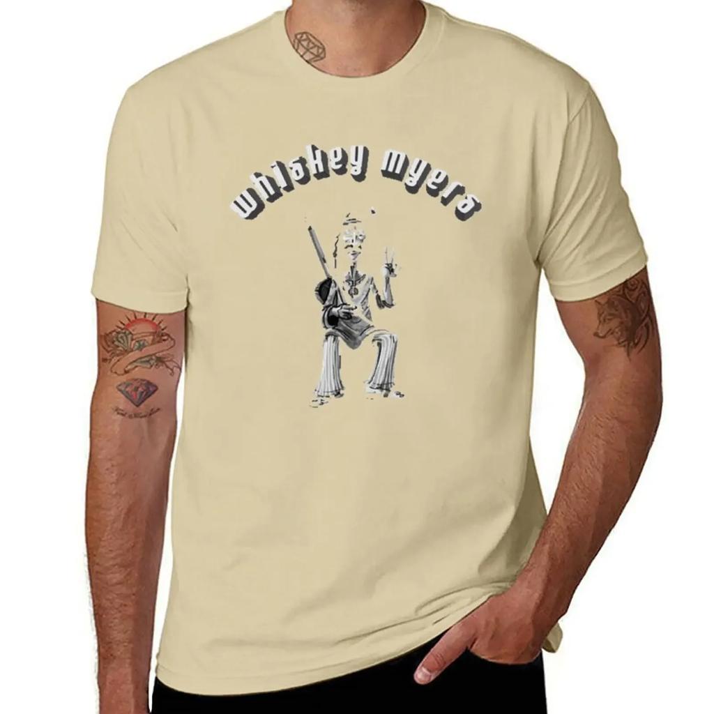 Whiskey Myers Musik beliebt Genre Musik Country Rock T-Shirt Rohlinge Sweat Hippie Kleidung T-Shirt Herren 2025 neues Modell