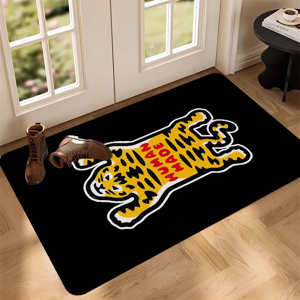 Luxury Brand NIGO H-HUMAN M-MADE Door Mat Nordic Style Bedroom Living Room Doormat Home Balcony Anti-Slip Alfombra