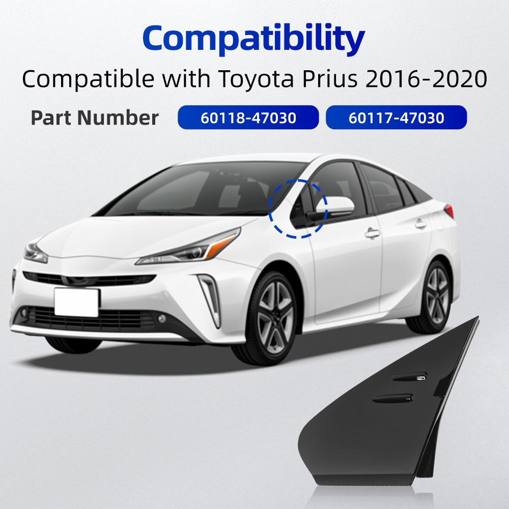 Side Mirror Fender Molding Cover Trim Left/Right Front Upper For Toyota Prius 2016 2017 2018 2019 2020 60118-47030 60117-47030