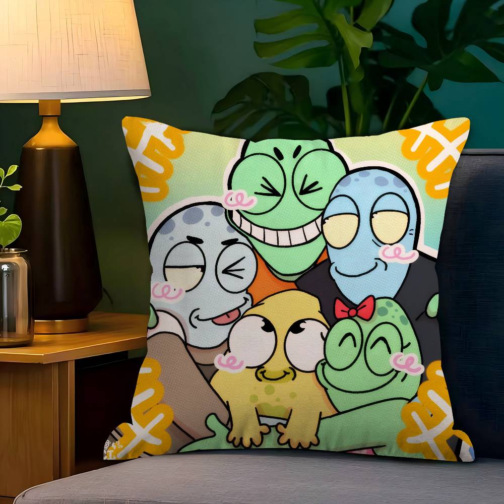 Personalized Pillow Cover Kids Bedroom Wild Party Decor Pillowcase Kid Birthday Shower Gift Anime Solar O-Opposites