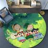 Crayon Shin‑chan2 Round Area Rug,Carpet Rug for Living Room Bedroom Sofa Playroom Decor,Non-slip Floor Mat