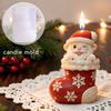Candle Making Mold Clear Texture Christmas Stocking Mold Food Grade Silicone Mold Easy To Release For Holiday Gifts Diy Craft
