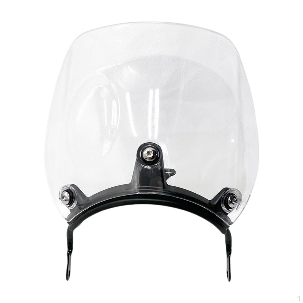 Motorbike Windshield Extended Deflector Front Replacement Sturdy Modern Wind for Guerrilla