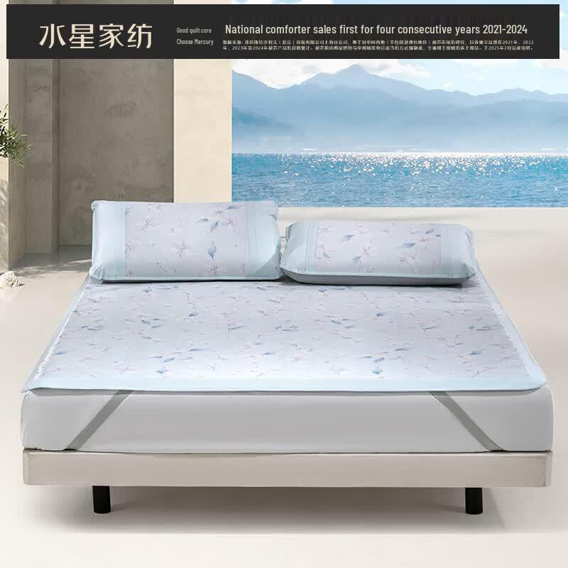 Набор охлаждающих ковриков Mercury Home Textiles из ледяного шелка 1.8m Bed (180x200cm) Three-piece