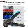6-4A Wire Crimping Pliers Set 1200PCS Ulation Terminals Electrical Tube Crimping Plier Jaws Kit Multi-functional Clamp Tools