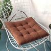 Corduroy Chair Cushion With Strap Solid Color Office Chair Cushion Soft Comfortable Butt Cushion Living Room Sofa Floor Cushion
