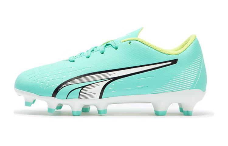 PUMA Ultra Play FG/AG JR Low top Soccer Shoes Mint Green Kids 37.5