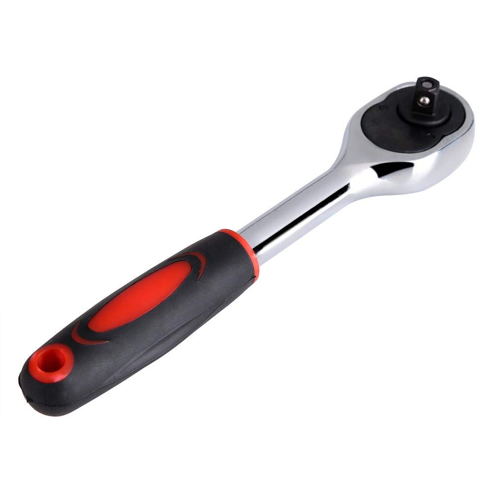 inch Swivel Ratchet 155mm Overall Ratchet Socket Direction Swivel Teardrop Repair Hand Tool xuuyuu. 1/4 Handle, 6.3mm Drive, Length, 24-Tooth Gear,