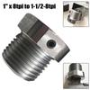 Stainless Steel For Wood Lathe Adapter Converts 1 x 8 TPI to 1 1/2 x 8 TPI Essential Tool for For Wood Turning Chucks