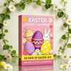 24Pcs Easter Bunny Countdown Calendar Dig Kit Treasure Hunt Excavation Toys for Kids Includes Dig Tools & Surprise Figurines Fun DIY Activity for Boys