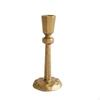 Tabletop Candle Holder Antique Metal VintageStyle Candlestick for Dining Table,