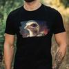 T-Shirt Herren Strauß Als Astronaut Motiv Baumwolle Größe XS Bis 5XL