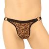 Dámské Sexy Tanga s Leopardím Vzorem a JJ Kapsičkou