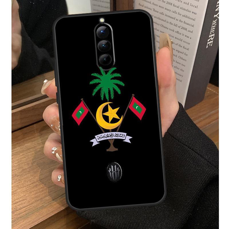 Maldives Map Case For Nubia Red Magic 8 9 10 Pro Plus 6 7 6S 7S Pro 5G 6R RedMagic 9S 8S Pro Plus Coque