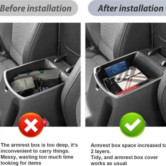 For -2024 2025 2026 Center Console Organizer 2024 for -2026 Seltos