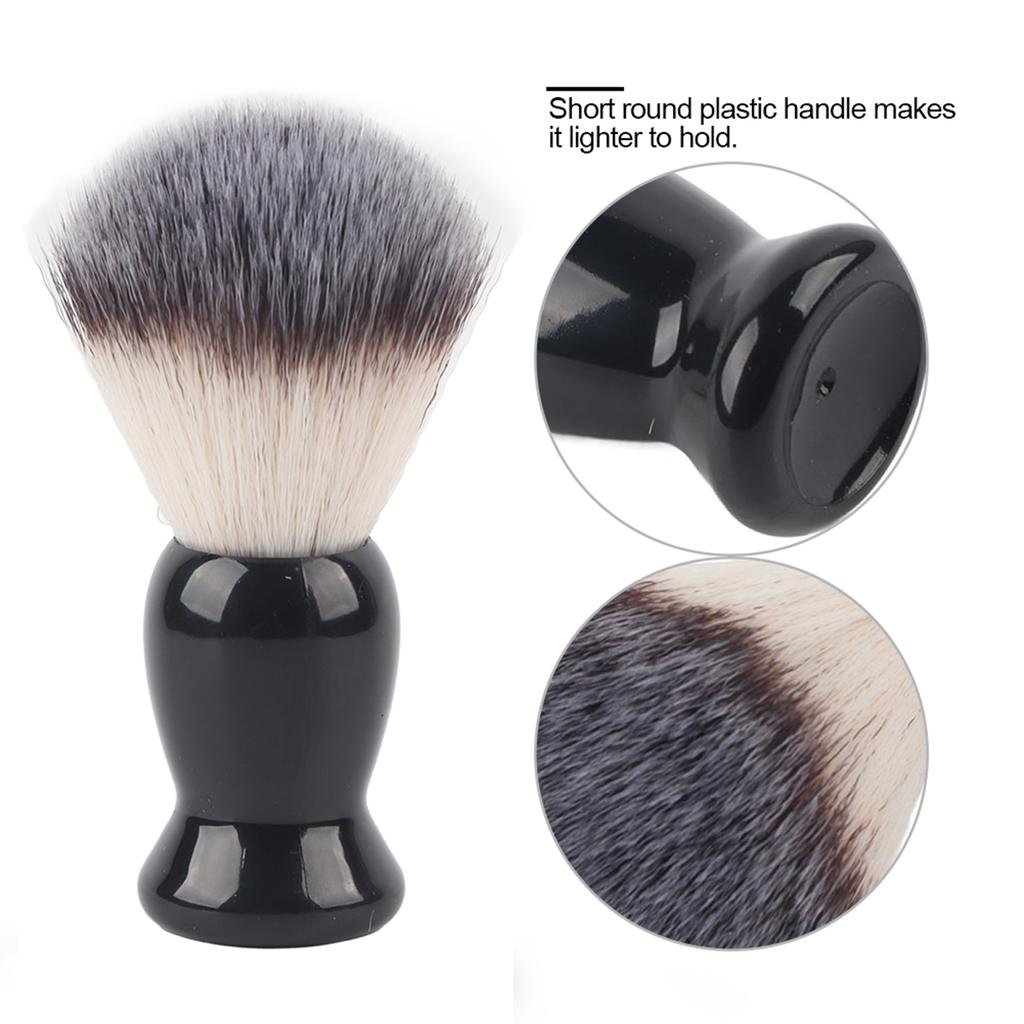 Shaving Brush for Men Beard Mustache Trimming Brush Nylon Hair Barber Salon Shaven Tool