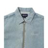 ThiSiSneverthat WaShed Denim Zip S S Shirt WaShed Blue