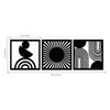 Pre-Laminated Pine Wood Modern Boho Wall Art | Laser Cut Precision | For Home Décor | For Gifting (Set of 3)