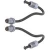 1K0611763E 1K0611763F 1K0611764L 1K0611764M Brake Line, 2PCS Rear Brake Line Left and Right Replacement for Convertible