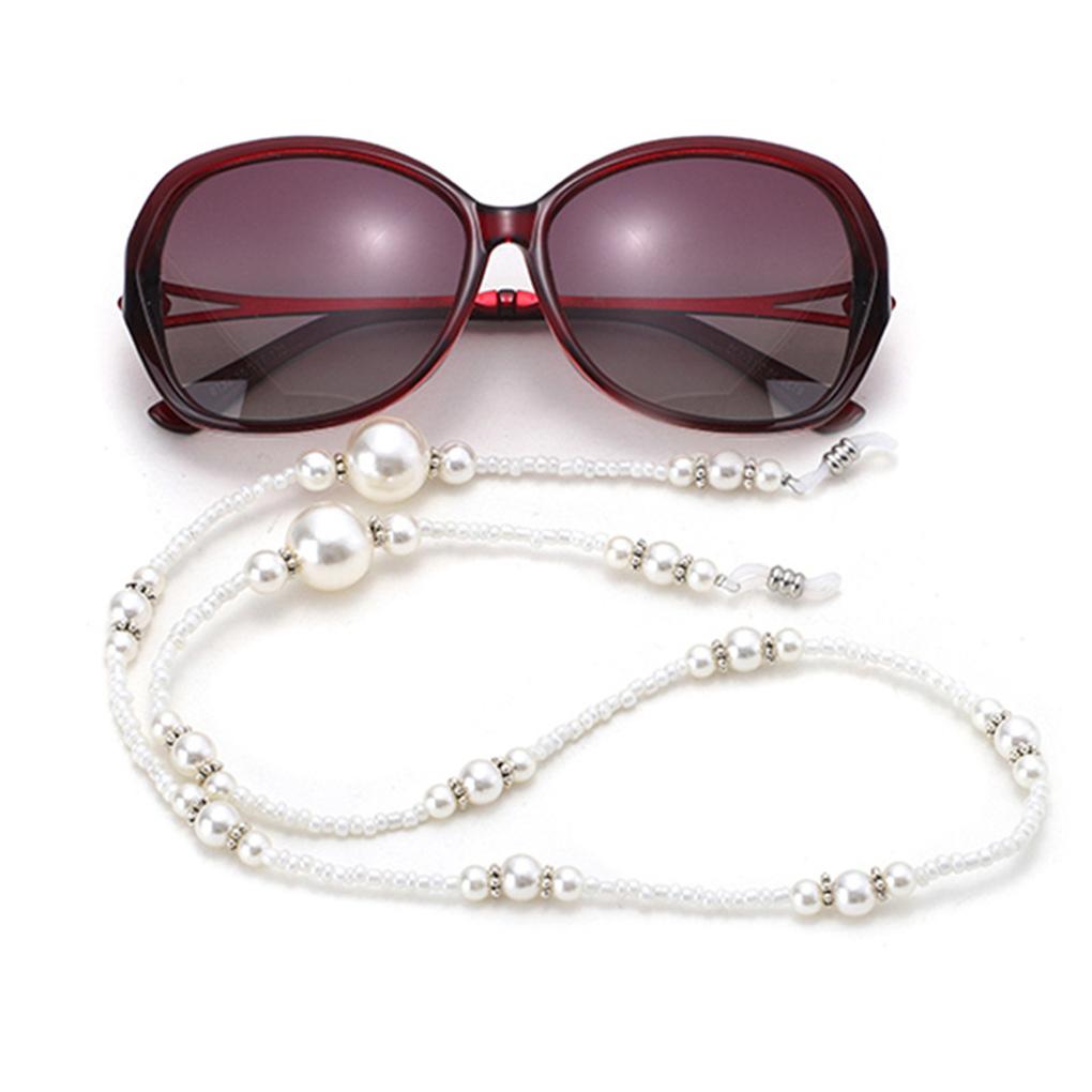 Glasses Lanyard Beaded Eyeglasses Neck Strap Chain Holder Eye Glasses Storage Accessory
