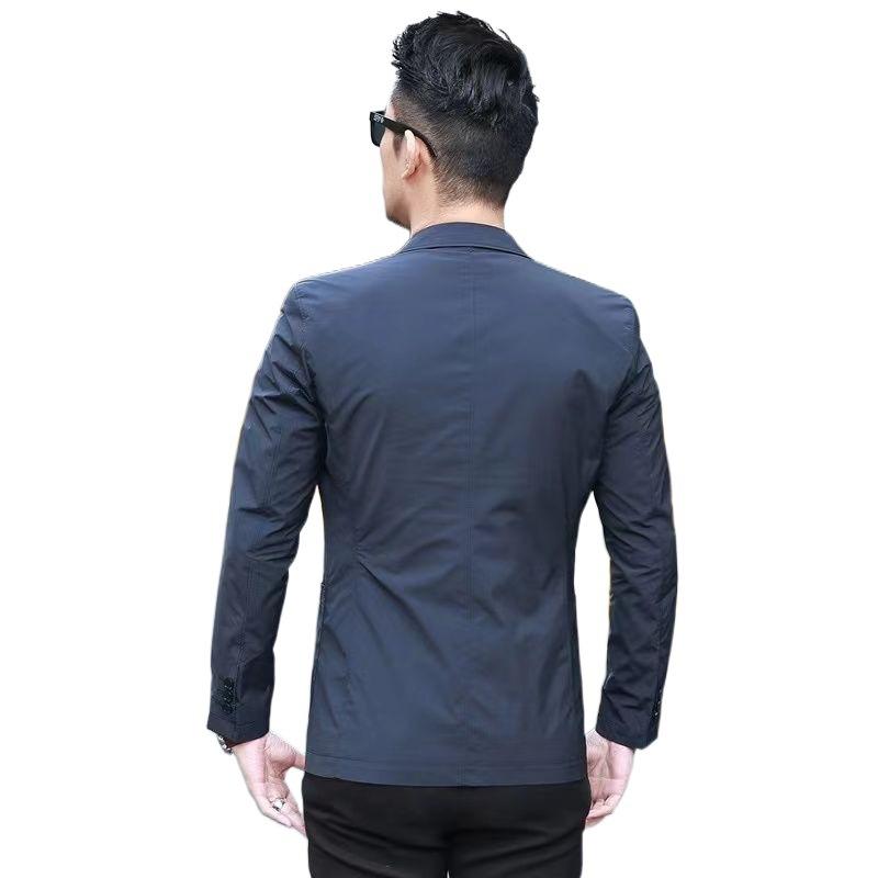 Spring Men's Business Casual Lightweight Blazers Fashion British Jacket