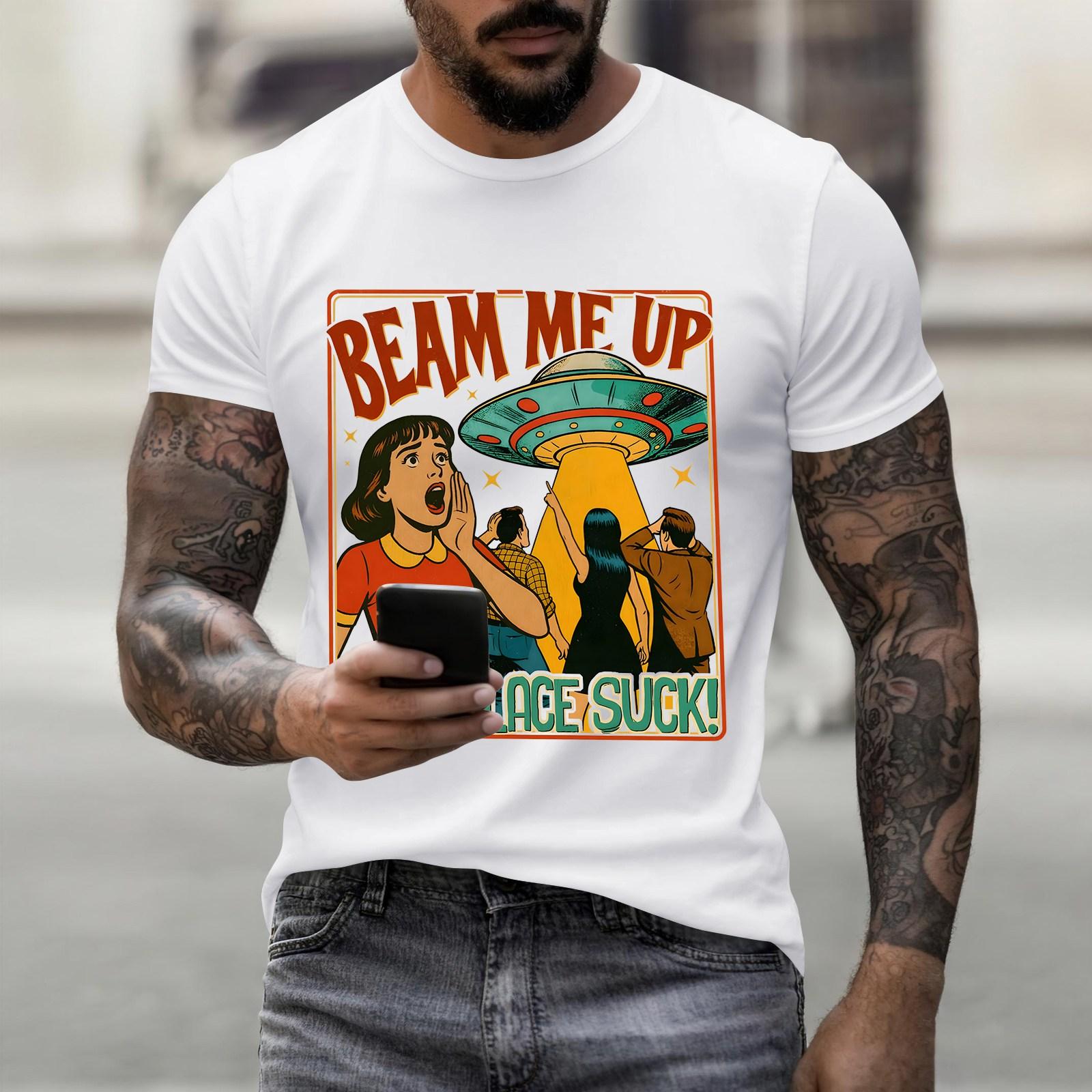 

Модні круглий виріз реглан короткий рукав робочий одяг з принтом топи жіночі літні топи XL білий