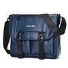 Business Casual Men's Large Capacity Wear-Resistant PU Splash-Proof Messenger Shoulder Bag
