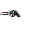 Three-hole Round Head 3 Pin Prong Charging Port Jack Socket Inline Connector Battery Charging