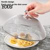 Metal Mesh Food Protectors for Party Stainless Steel Cover with Handle, Insect Control Tents Picnics Tent, Durable Dome Guard Plates And Serving Trays