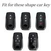 Nueva llegada funda suave de Tpu para llave de coche para Toyota CHR Hilux Fortuner Land Cruiser 200 Camry Corolla Crown RAV4 Highland