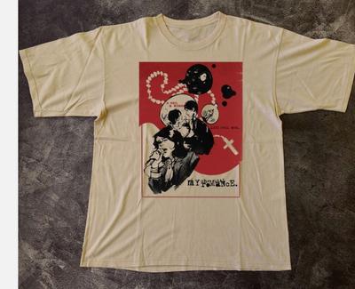 My Chemical Romance Band Beiges Baumwoll-Shirt Größe S bis 5XL
