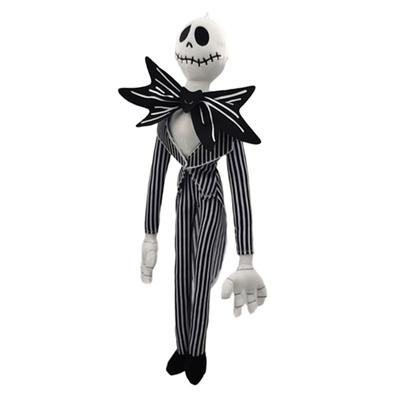 50cm Anime Nightmare Before Christmas Jack Skellington Plush Soft Doll Toys Stuffed Pillow Skellington Jack