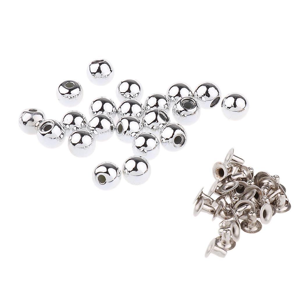 Faux Pearl Studs Decorative Rivet Buttons Plastic Beads Garment Accessories for DIY Crafts Clothes