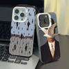 R-Rene Magritte Art phone case for iPhone 17 17Air 16 15 14 13 12 11 Pro Max Plus Colorful Silver