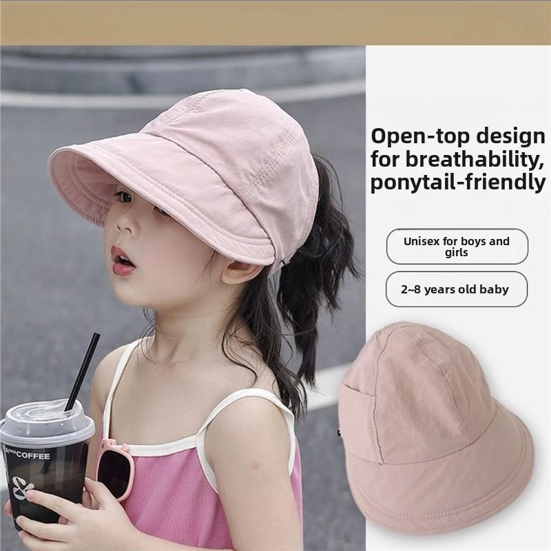 Big Brim Sun Hat For Kids And Adults With Uv Protection Polyester Outdoor Fashion Cap For Family Activities