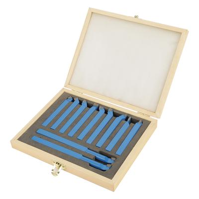11 Pièces 8*8mm Outils de Tournage à Pointe Carbure Soudure Fraisage Coupe Tournage Ensemble d'Outils