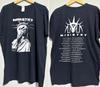 90-tals Ministry band 2 sidor Basic Svart Kortärmad Unisex vtg Unisex T-shirt