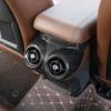 Estilo Fibra Prata/Carbo Para Alfa Romeo Stelvio(949)2017-19 ABS plástico traseiro ar condicionado saída de ventilação guarnição da tampa