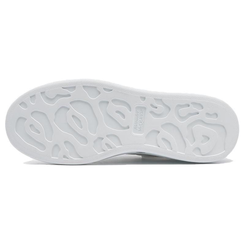 Alexander Mcqueen Oversized Sneaker Cow Leather Low Top Stylish Skateboarding Shoes Men's White Green 727394WICGU8935