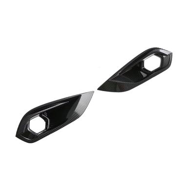For Isuzu MU-X MUX Car Front Foglight Cover Trim Frame Accessories Auto Protector Stickers 2018 2024 2025