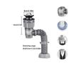 Tubo di scarico flessibile espandibile anti-odore, tubo di uscita scarico, tubo di scarico per lavabo regolabile, sigillante, tubo di scarico anti-odore