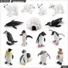 Realistic Arctic Animal Models: Polar Bear, Arctic Fox, Seal, Walrus, Whale