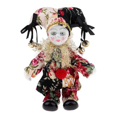 6 pollici bambola italiana porcellana clown figure Artware adatto per regalo di San Valentino, decorazione da tavolo