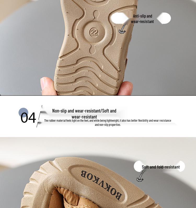 Zimní dětské sněhule 2024: Hustý, sametem podšitý chlapecký a dívčí korejský styl