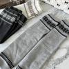 Winter Wool Leg Warmers Women Warm Knitted Foot Cover Knee Socks JK Lolita Girls Long Socks Stockings Leg Warmers Autumn Sock