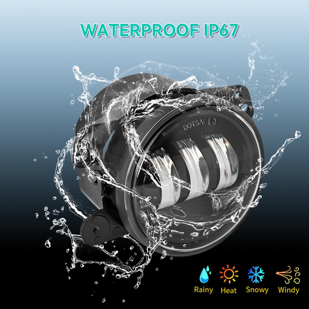 4 Zoll LED Nebelscheinwerfer Fahrlicht Zusatzleuchten Off Road Auto Nebelleuchte Für Wrangler JK Dodge Citroen Ford Honda Suzuki